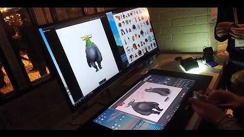 Dell Canvas  Surface Studio 27-inch LCD monitor with special software First Look At CES 2017 Launch