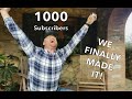 1000 Subscribers! - First BIG Milestone - Italy slow travel