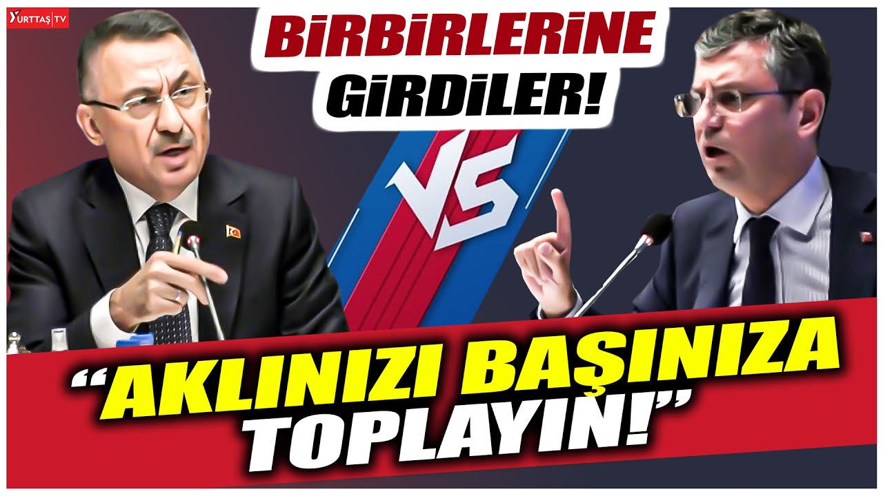 Özgür Özel ve Fuat Oktay birbirlerine girdiler! 