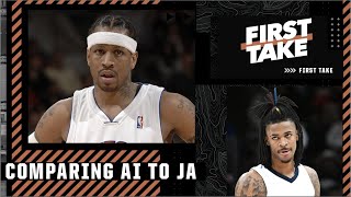 Stephen A. & Mad Dog go at it debating if Ja Morant could be the next Allen Iverson 🗣 | First Take