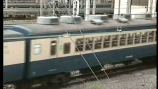 90年代のJR - 横須賀線-総武線 113系(スカ色) 前面強化・鉄仮面 11連