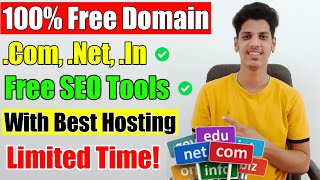 100% Free .Com Domain With Best Hosting in 2021 | Free SEO Tools, Free Domain With Hosting