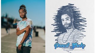 How To Create  Pencil Stroke Effect Photoshop Tutorial screenshot 2