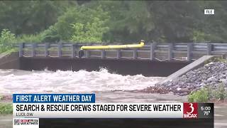 Vermont Urban Search and Rescue stages teams in Ludlow Wilmington ahead of severe storm