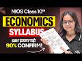 NIOS Class 10 Economics Syllabus 2026 🔥 | Score 90+ Easily