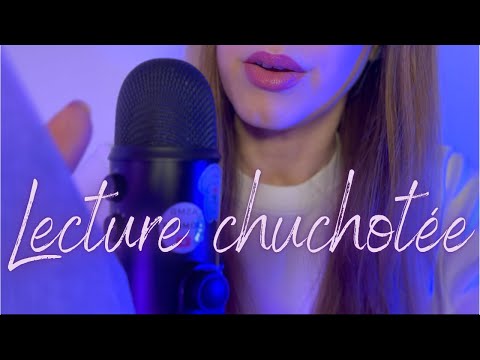 [ASMR français] Lecture Chuchotée très près du micro 🎙