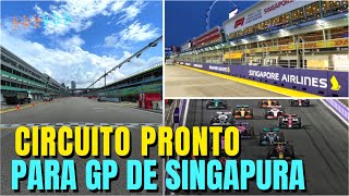 F1 2022 - GP DE SINGAPURA - CIRCUITO URBANO ESTÁ PRONTO PARA RECEBER AS EQUIPES | FORMULA 1