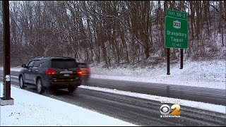 Sleet, Snow, Rain Cause Problems On Roadways