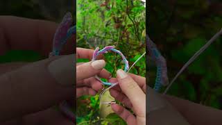 Micro macrame bracelet