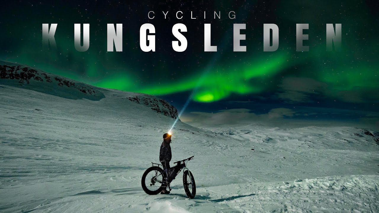 Kungsleden rowerem zimą