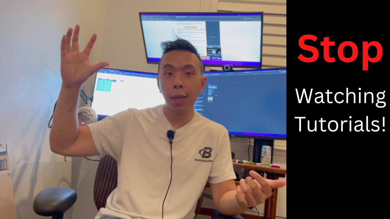 Why you should STOP watching Tutorials if you want to learn to code in ...