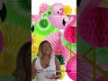 Flamingo Pineapple Party Decorations Paper Lanterns Fans Pom Poms