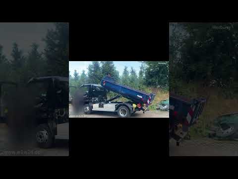 🚛 Abrollkipper von AJK auf Fuso Canter – Ein echter Traum! 🔥 #automobile