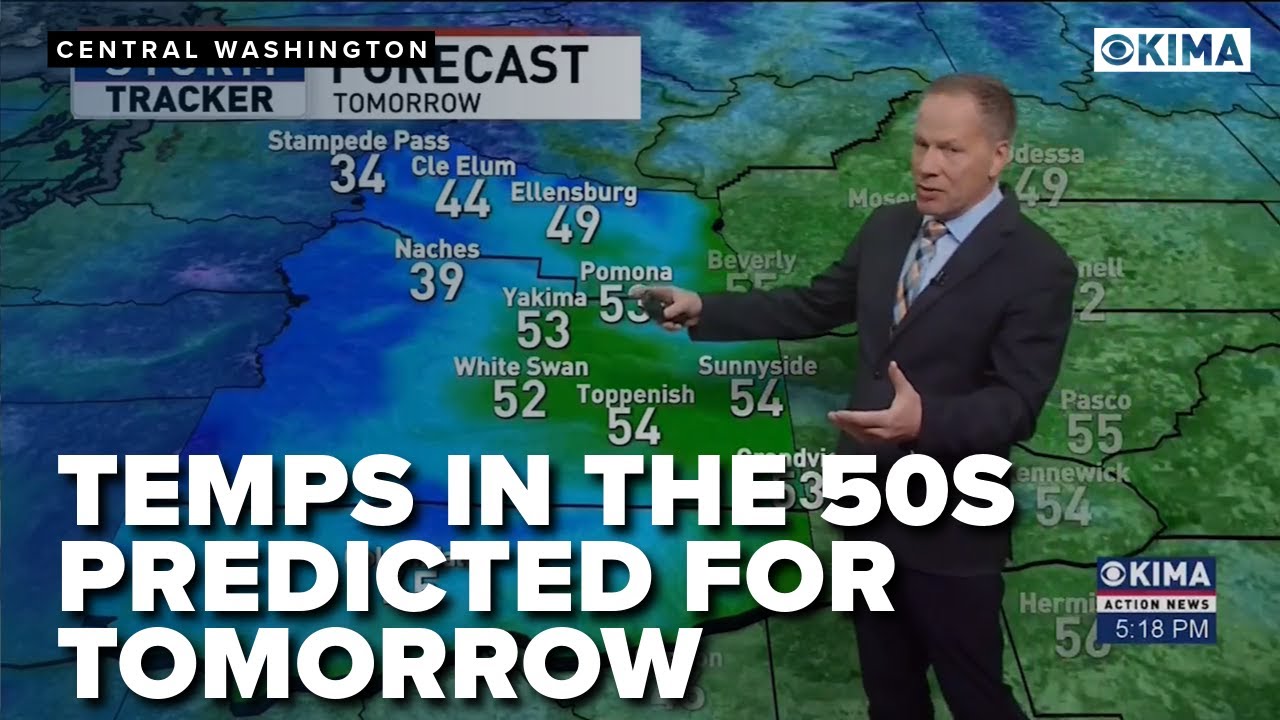 Temps in the 50s Predicted for Tomorrow | Weather with Mike McCabe ...