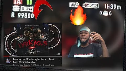 Tommy Lee Sparta, Vybz Kartel - Dark Ages (Official Audio) REACTION