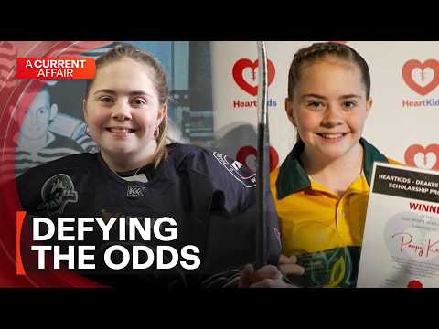 How Poppy has defied the odds to become an elite ice hockey player | A Current Affair