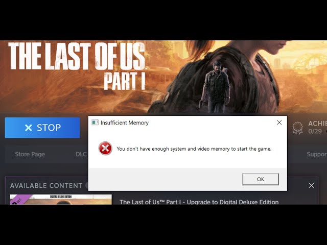 The Last of Us Part 1 PC Memory Leaking Fix : r/GameGuidesGN