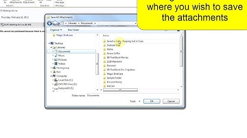 How to Save Multiple Attachments in an e-mail Message in Outlook 2010 - by Turner Time Management