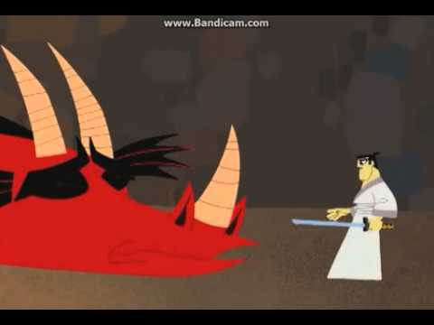 Samurai Jack - Dragon doing a fart