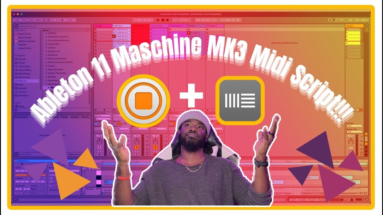Ableton 11 Maschine Mk3 Midi Template is Back (AGAIN!!!) - YouTube