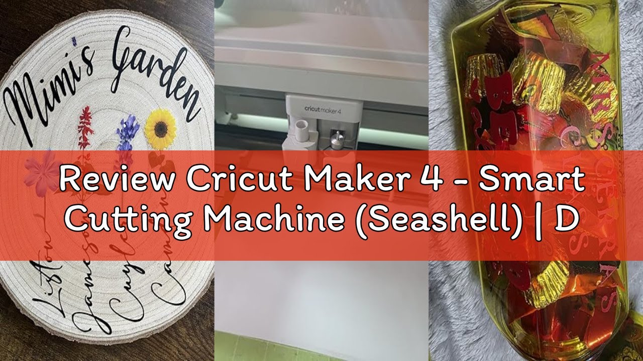 Review Cricut Maker 4 - Smart Cutting Machine (Seashell) | Digital Content Bundle - Includes Images