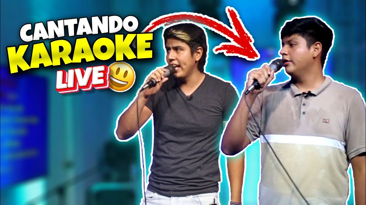 CANTANDO KARAOKE EN VIVO 🎙️🎵 // Mario y Paul YouTube