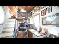 Rustic Tiny Home Built To Homestead - Clever Use Of Antiqued Building Materials