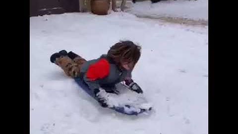 Reverse video in the snow