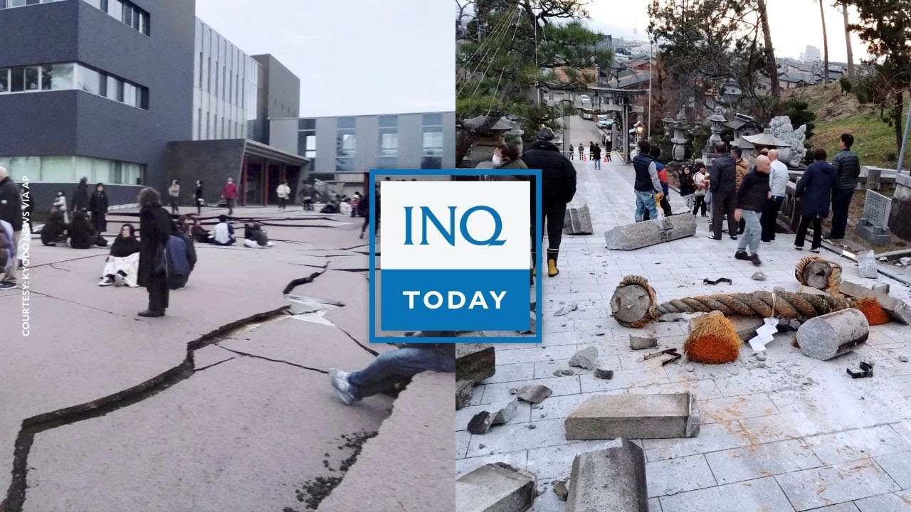 Massive earthquake jolts Japan, triggering tsunami warnings  |  INQToday