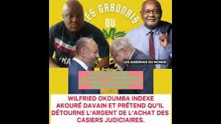 Wilfried Okoumba drops off his suitcases at Akouré Davain's