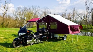 10 Motorcycle Camper Trailer Designed for Motorcycle Touring