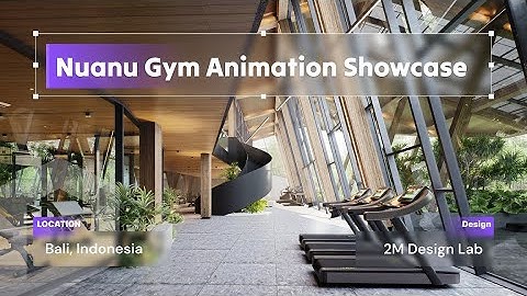 D5 Render Project Showcase | 2M Design Lab, Indonesia | Semi-open Gym Nestled in Lush Greenery