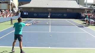 Federer Practice Slow motion