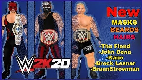 All New Hairstyles, Beards and Masks | new WR3D mod link 2K20  link released