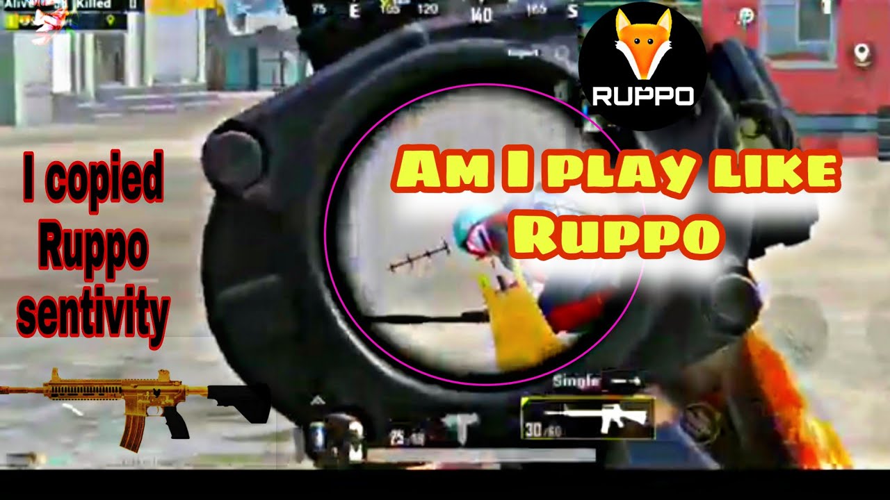 Am I play like Ruppo ... I copied Ruppo sentivity and setting