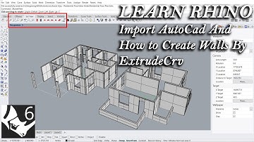 Autocad to Rhino - 3D Modelling || Beginners Part 1