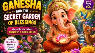 🐘 Ganesha’s Secret Garden of Blessings | Kids Moral Story 🌸