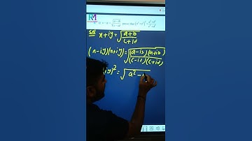 The given equ\(x-iy=\sqrt{\frac{a-ib}{c-id}}\).\((x^{2}+y^{2})^{2}=\frac{a^{2}+b^{2}}{c^{2}+d^{2}}\)