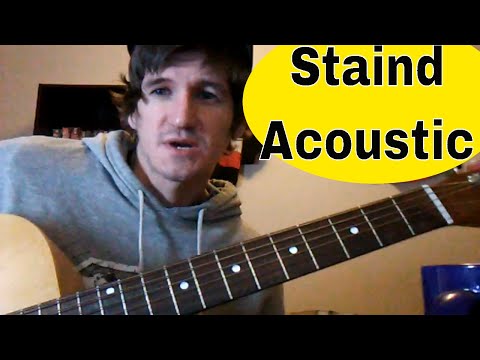 How To Play 'Outside' by Staind/Aaron Lewis: Easy Acoustic Guitar Tutorial/Lesson