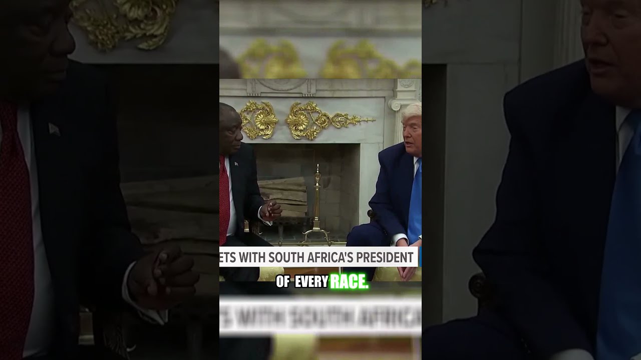 Trump Confronts South Africa S President On Alleged White Genocide