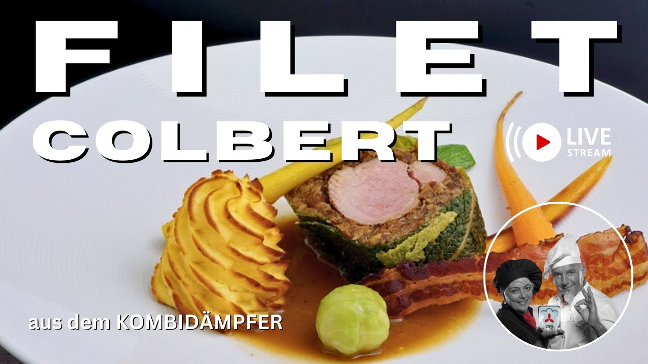 Filet Colbert mit Pommes Duchesse | Dampfgarer Rezept von Franz Stolz