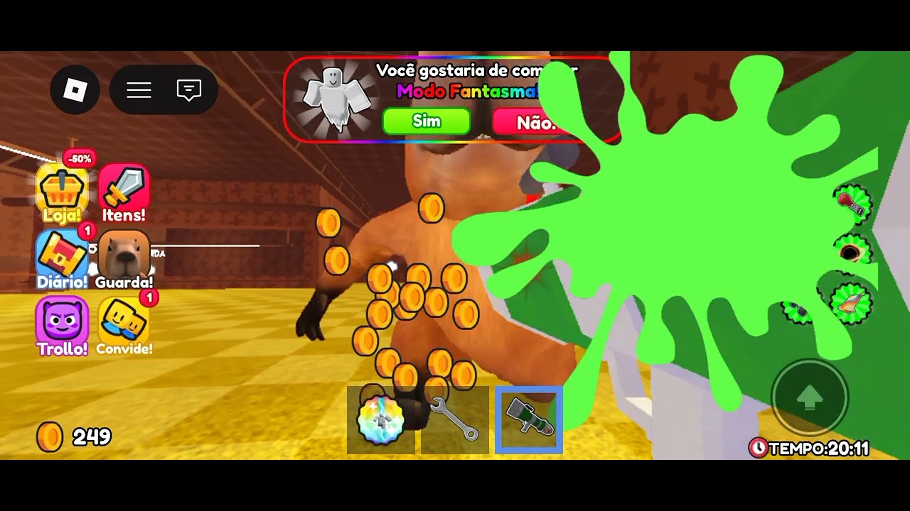 Parte 2 escape da capybara desculpe n consegui fugi o resto✌️