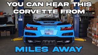 We Just made This C8 Z06 Corvette Sound Like An F1 Car | Fabspeed Performance Exhaust Install