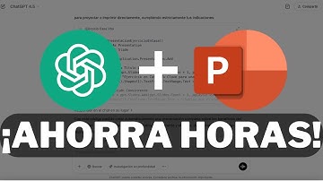 ¡Crea Presentaciones PROFESIONALES en 2 MINUTOS con ChatGPT y PowerPoint!
