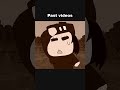 endermen and water. anthropomorphic minecraft　#shorts #minecraft #animation