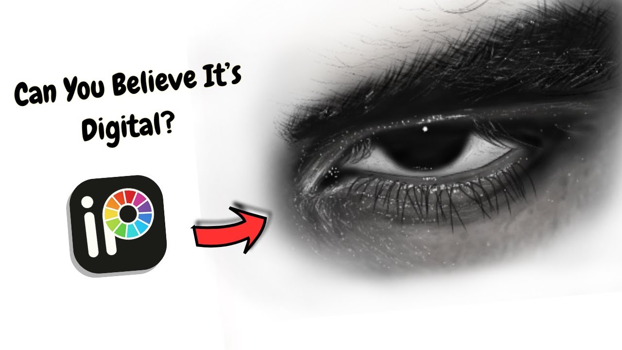 How to Draw a Realistic Eye in Ibis Paint X | Step-by-Step