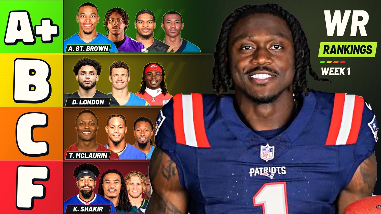 Ranking Every Week 1 WR as a Start or Sit