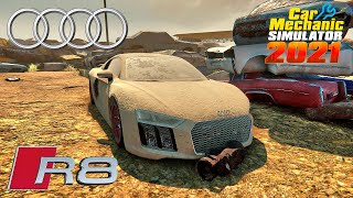 Audi R8 v10 plus restoration - Car Mechanic Simulator 2021 screenshot 4