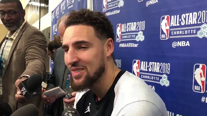 Klay Thompson on the Steph Curry and-1 3 and taunt over him | Team LeBron vs Team Giannis