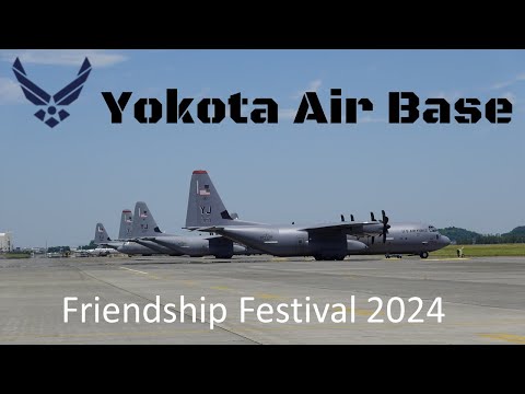 横田基地友好祭2024に行ってきた - YouTube